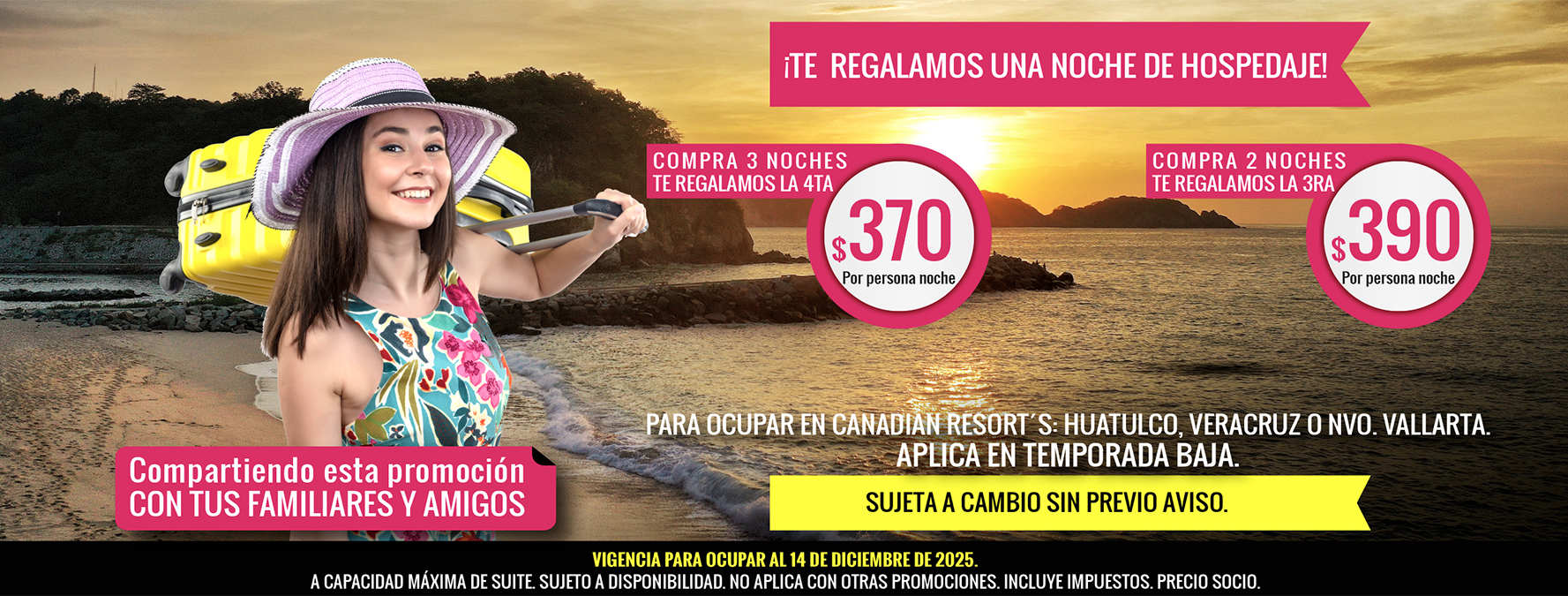 Promoción Canadian Resorts